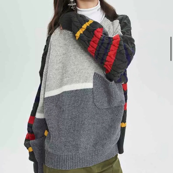 Vintage wool oversized sweater - Picture 3 of 9